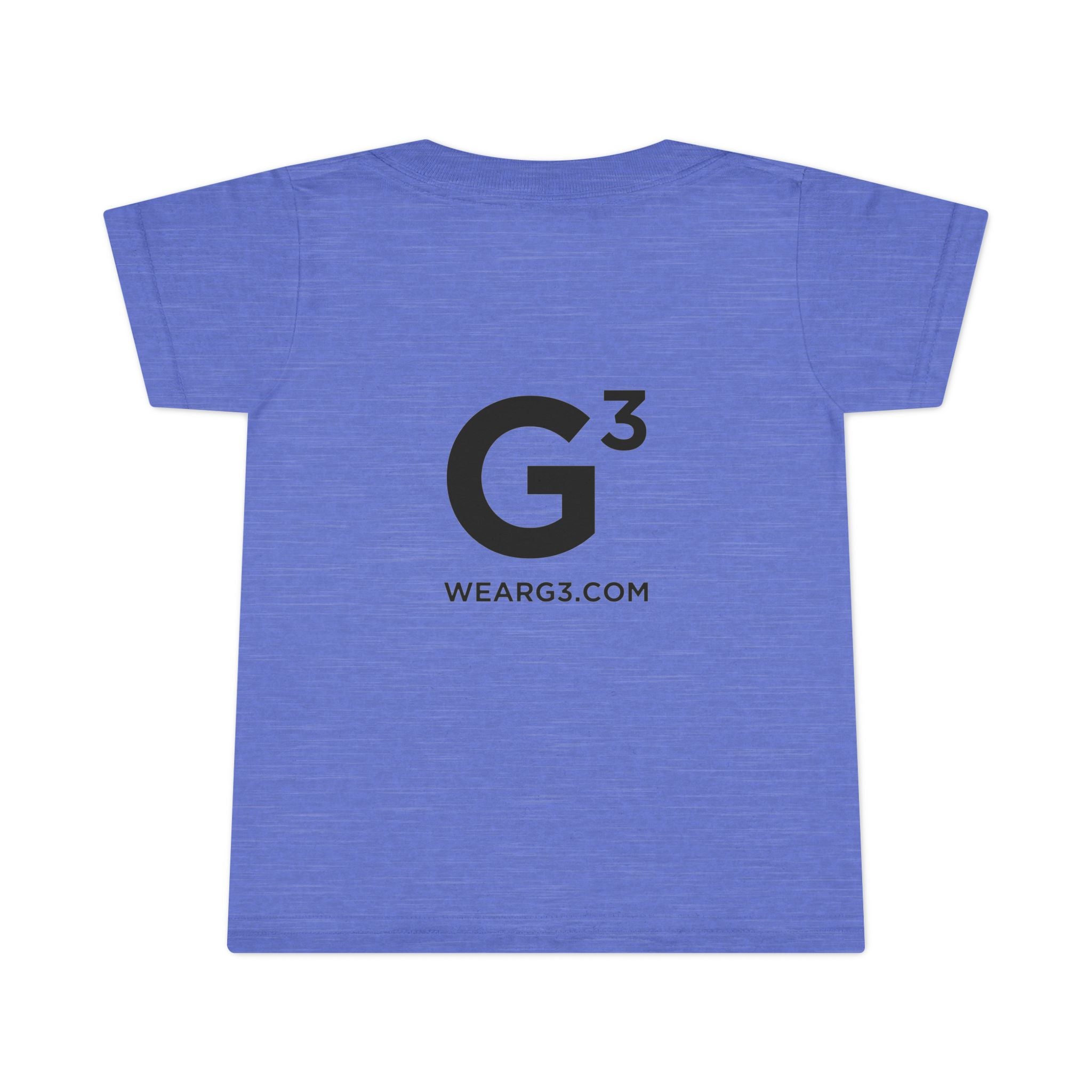 G³ Logo Toddler T-Shirt — Minimal Tech Graphic Tee for Kids