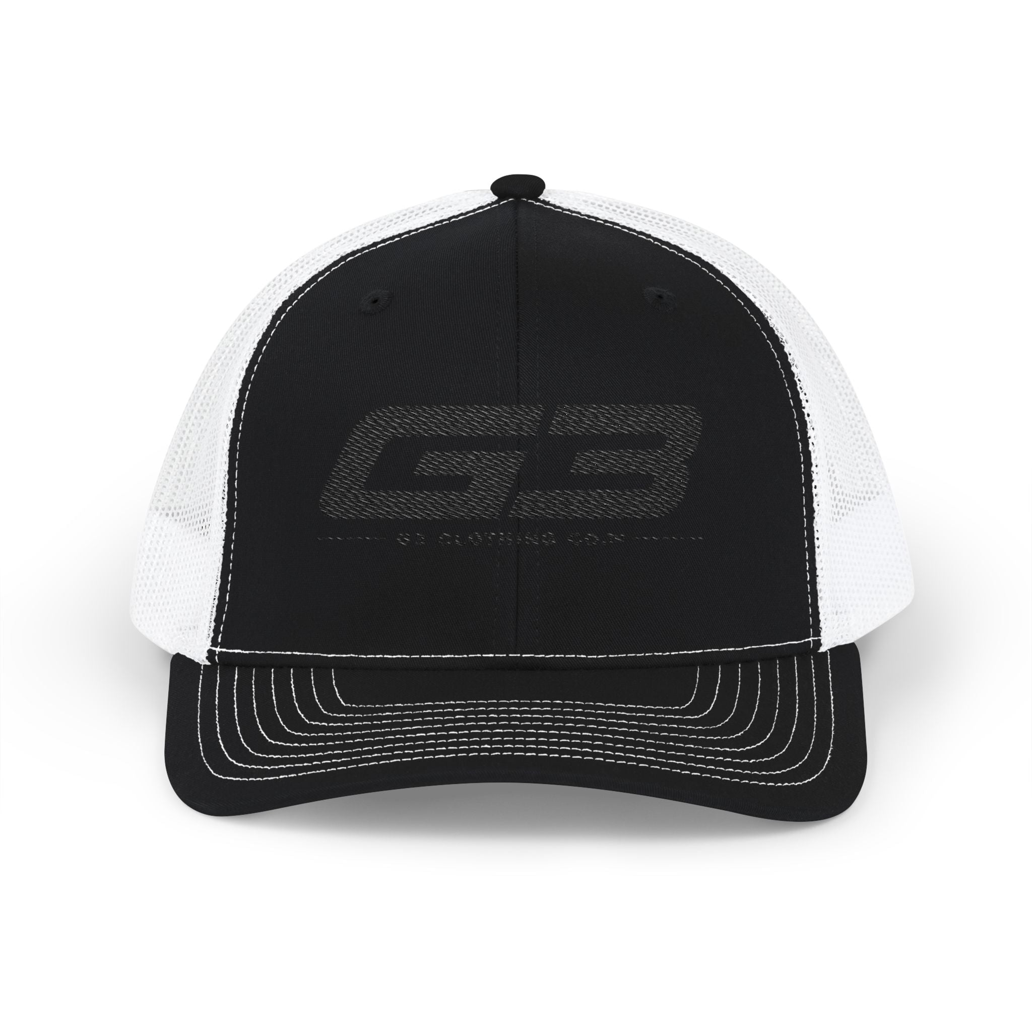 GB Logo Snapback Trucker Cap | Distressed Racing Emblem