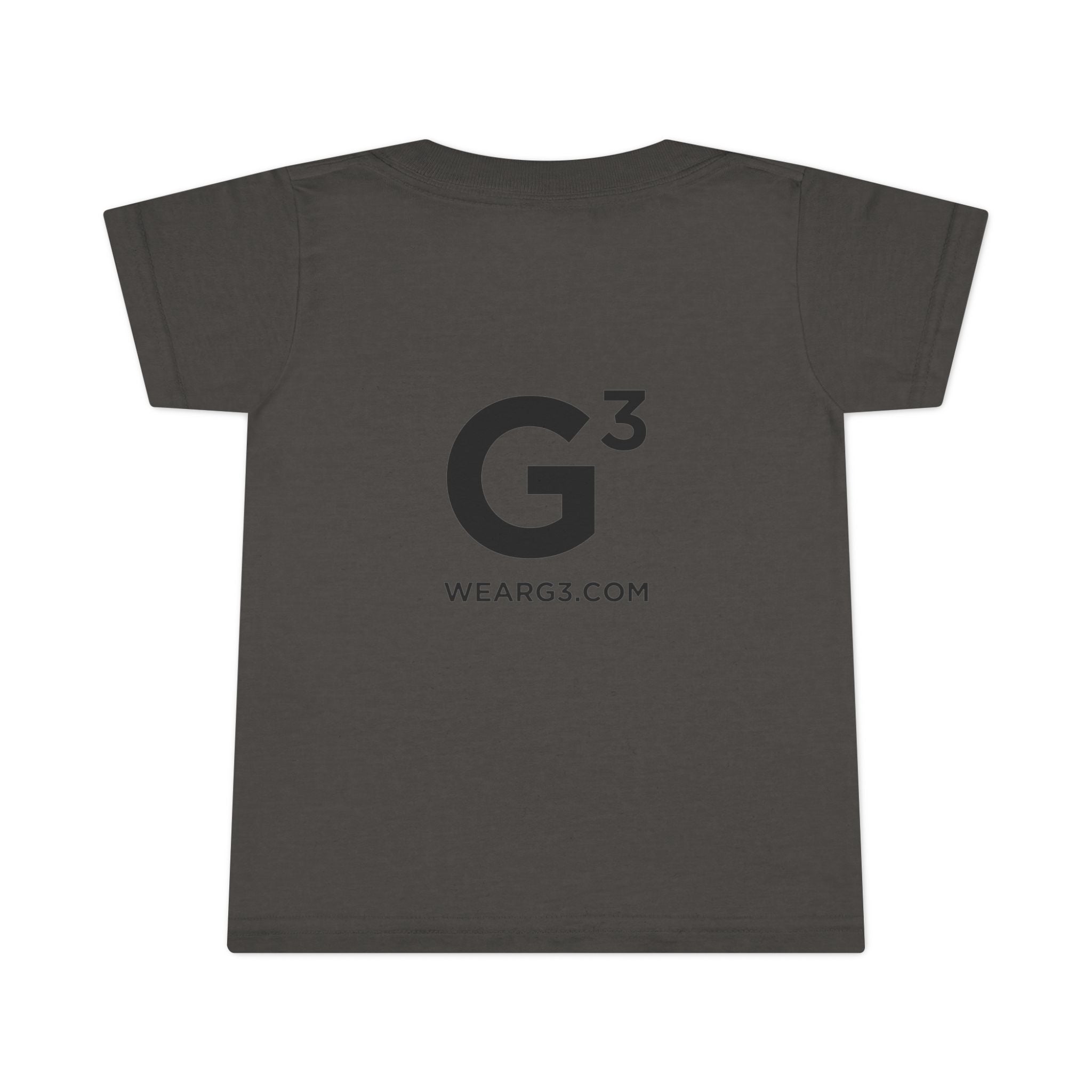 G³ Logo Toddler T-Shirt — Minimal Tech Graphic Tee for Kids