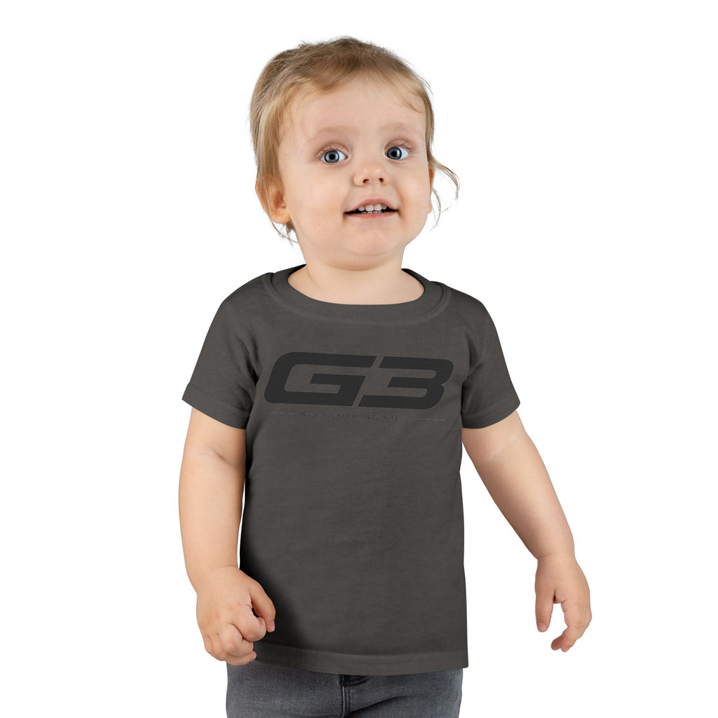 G³ Logo Toddler T-Shirt — Minimal Tech Graphic Tee for Kids