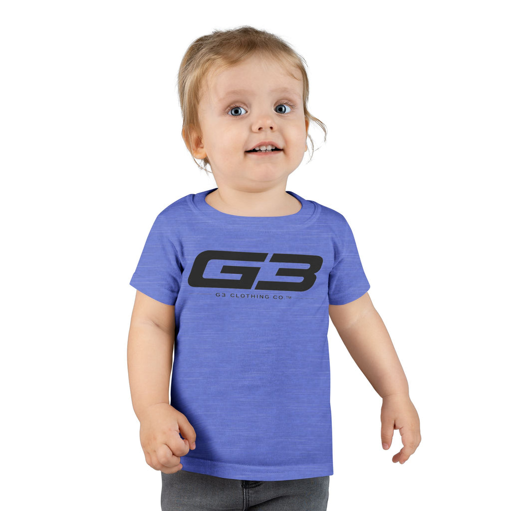 G³ Logo Toddler T-Shirt — Minimal Tech Graphic Tee for Kids