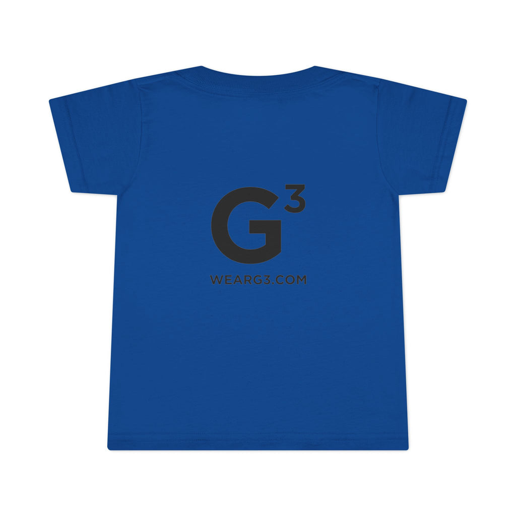 G³ Logo Toddler T-Shirt — Minimal Tech Graphic Tee for Kids